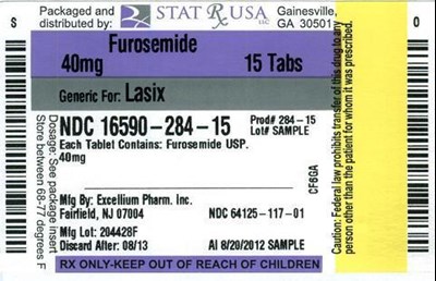 Furosemide 40 mg Label Image (Furosemide 40 mg Label)